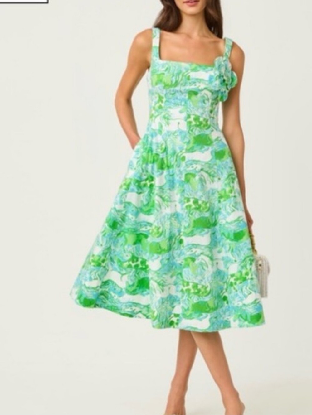 Lilly Pulitzer Nelly strech midi dress 8 EUC Galloping Gals